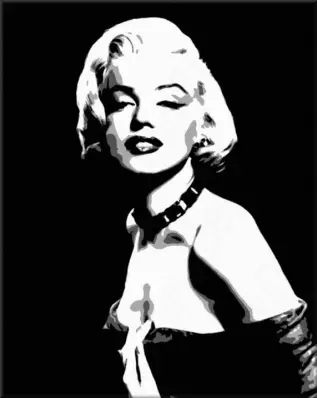 Ročno izdelana slika POP Art Marilyn MONROE 1-delna (POP ART)